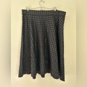 Lane Bryant Houndstooth Midi Skirt (14/16)